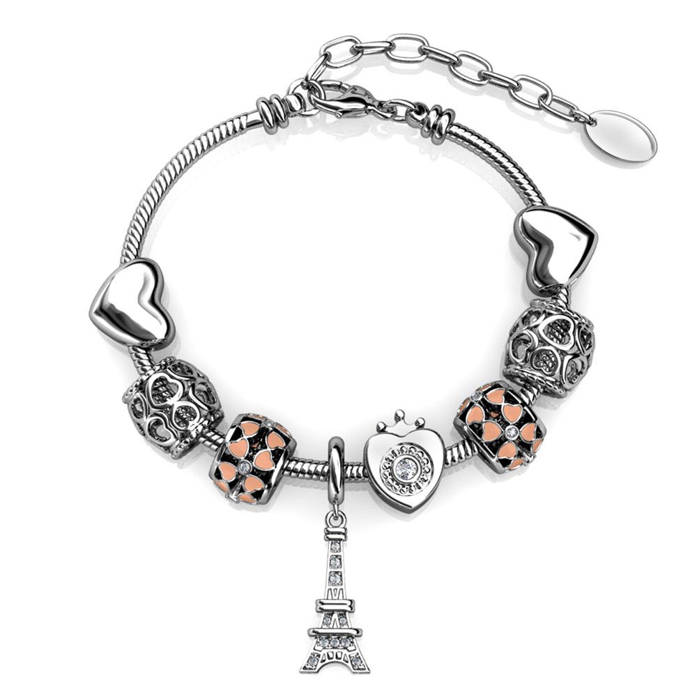 Destiny Angélique Charm Bracelet with Swarovski Crystals