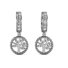 Load image into Gallery viewer, Destiny Tree of Life Earrings with Swarovski Crystals