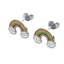 Load image into Gallery viewer, Destiny 925 Silver Kid&#39;s Rainbow Set with Swarovski Crystals
