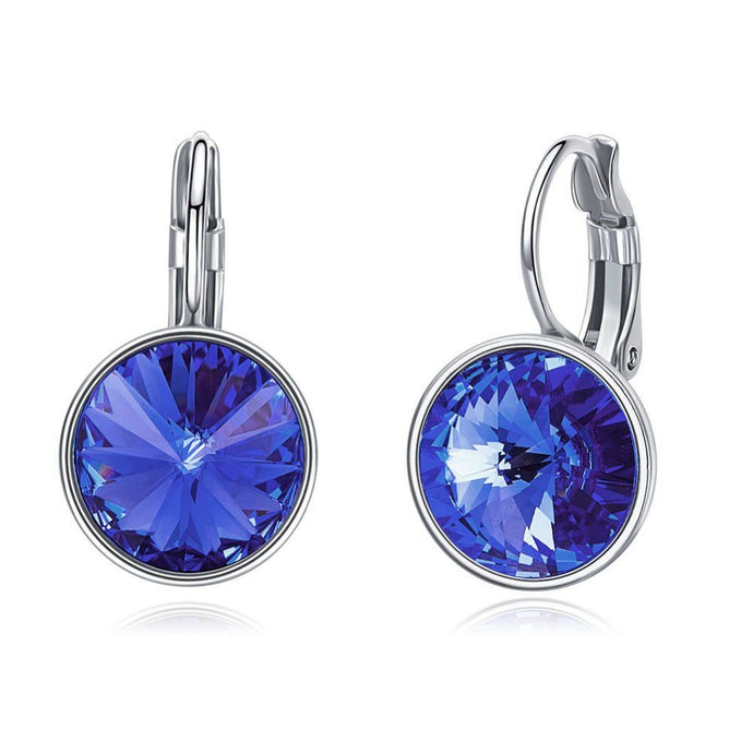 CDE Birthstone December earring with Swarovski Crystals