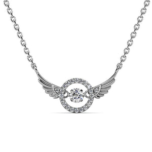 Destiny Dancing Angel necklace with Swarovski Crystals