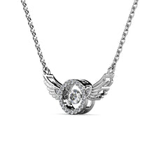 Load image into Gallery viewer, Destiny Dancing Angel necklace with Swarovski Crystals