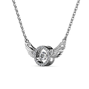 Destiny Dancing Angel necklace with Swarovski Crystals