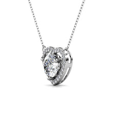 Load image into Gallery viewer, Celèsta 925 Sterling Silver 1.00ct Moissanite Heart Necklace
