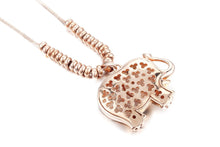 Load image into Gallery viewer, CDE Elephant Necklace embellished with Swarovski Crystals