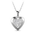 Destiny Skylar Heart Locket with Swarovski Crystals