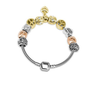 Destiny Isabela Charm Bracelet with Swarovski Crystal