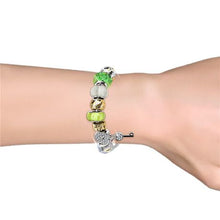 Load image into Gallery viewer, Destiny Madison Green Bracelet with Swarovski Crystal