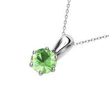 Load image into Gallery viewer, Destiny Peridot Necklace with Swarovski Crystal