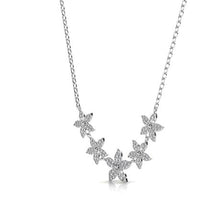 Load image into Gallery viewer, Destiny Kira flower Necklace with Swarovski Crystals