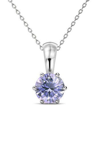 Destiny Alexandrite Necklace with Swarovski Crystal