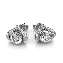 Load image into Gallery viewer, Destiny Eden Earrings with Swarovski Crystals - White