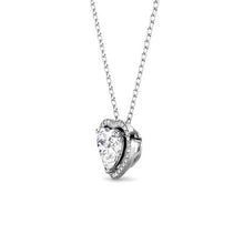 Load image into Gallery viewer, Destiny Angela Heart Necklace with Swarovski Crystals