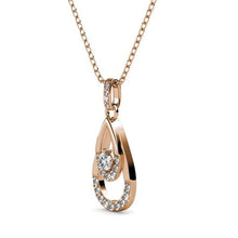 Load image into Gallery viewer, Destiny Eleanor Necklace with Swarovski Crystals - Rose