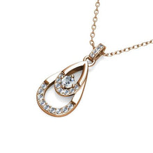 Load image into Gallery viewer, Destiny Eleanor Necklace with Swarovski Crystals - Rose