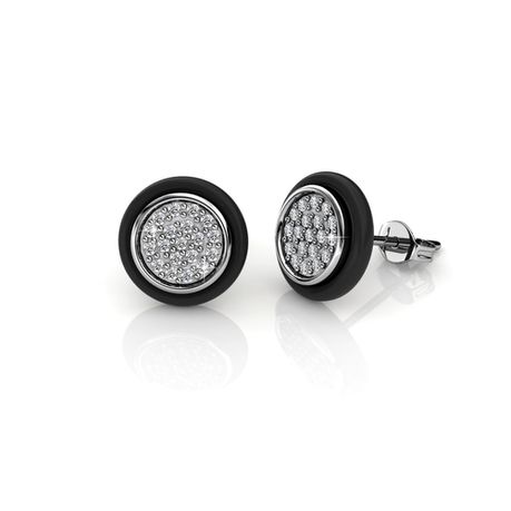 Destiny Ellie Ceramic Earring with Swarovski Crystal
