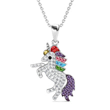 Load image into Gallery viewer, Destiny Enchanted Unicorn Necklace Crystals from Swarovski®