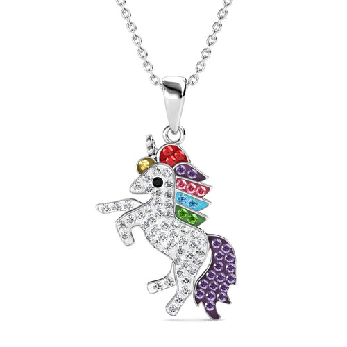 Destiny Enchanted Unicorn Necklace Crystals from Swarovski®