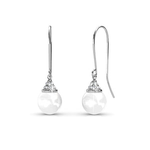 Destiny Lydia Drop Earrings with Swarovski Crystals