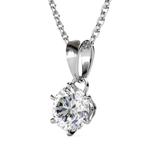 Load image into Gallery viewer, Celèsta 925 Sterling Silver 1.00ct Moissanite Leah Necklace