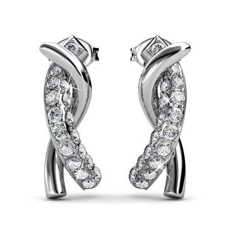 Destiny Ailisa Earrings with Swarovski Crystals