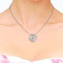 Load image into Gallery viewer, Destiny Shayla Halo Necklace with Swarovski Crystals