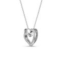 Destiny Sapphira Heart Necklace with Swarovski Crystals