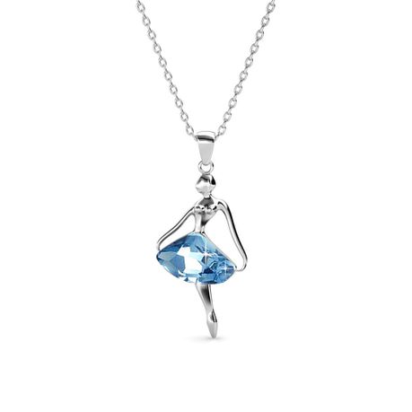 Destiny Sibyl Ballerina Necklace with Swarovski Crystals