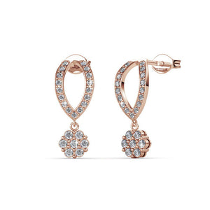 Destiny Mariah Drop Earrings with Swarovski Crystals