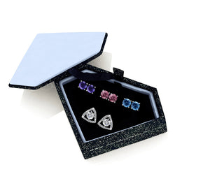 Destiny Naomi 4 Earring Set with Swarovski Crystal