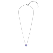 Load image into Gallery viewer, Destiny Moon June/Alexandrite Birthstone Necklace with Swarovski Crystals