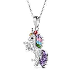 Destiny Enchanted Unicorn Necklace Crystals from Swarovski®