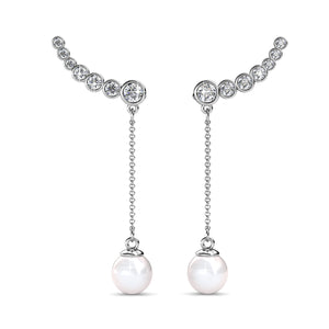 Destiny Jewellery Catalina Earrings embellished with Swarovski crystals