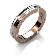 Load image into Gallery viewer, Destiny Jewellery Hope, Love, Peace ring embellished with Swarovski crystals