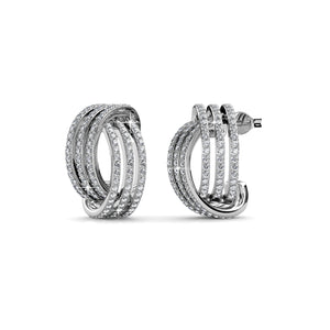 Destiny Jewellery Jayla Earring embellished with Swarovski crystals
