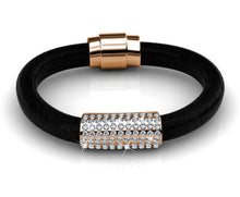 Load image into Gallery viewer, Destiny Jewellery Luxx Bracelet embellished with Swarovski crystals - Black