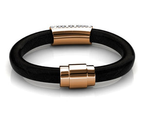 Destiny Jewellery Luxx Bracelet embellished with Swarovski crystals - Black