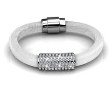 Load image into Gallery viewer, Destiny Jewellery Luxx Bracelet embellished with Swarovski crystals - White