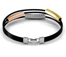 Load image into Gallery viewer, Destiny Jewellery Natalia Bracelet embellished with Swarovski crystals - Black