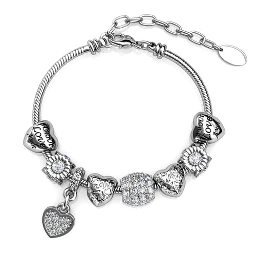 Destiny Yara Charm Bracelet with Swarovski® Crystals