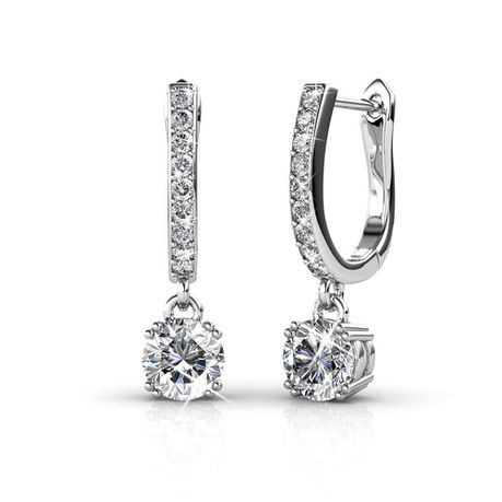 Destiny Allena Earrings with Swarovski Crystals