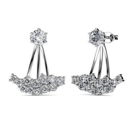 Destiny Allesandra Earrings with Swarovski Crystals