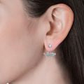 Destiny Allesandra Earrings with Swarovski Crystals