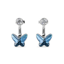 Load image into Gallery viewer, Destiny Butterfly Skye Earrings with Swarovski Crystals