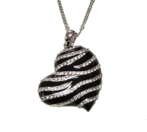 CDE Forbidden Heart Necklace embellished with Swarovski Crystals