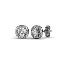 Load image into Gallery viewer, Destiny Gia Earrings with Swarovski Crystals - White