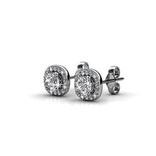 Load image into Gallery viewer, Destiny Gia Earrings with Swarovski Crystals - White