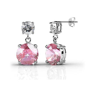 Destiny Julia Earrings Set with Swarovski Crystals - 7 Pairs