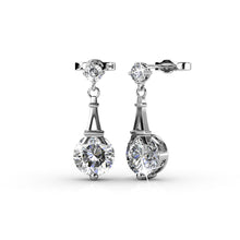 Load image into Gallery viewer, Destiny Eiffel Tower Jana earrings with Swarovski crystals