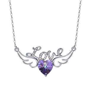 CDE Love Angel Necklace with Swarovski Crystals